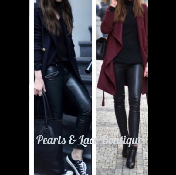 🆕️ Curvy Girls Faux Leather Leggings - Picture 3 of 7